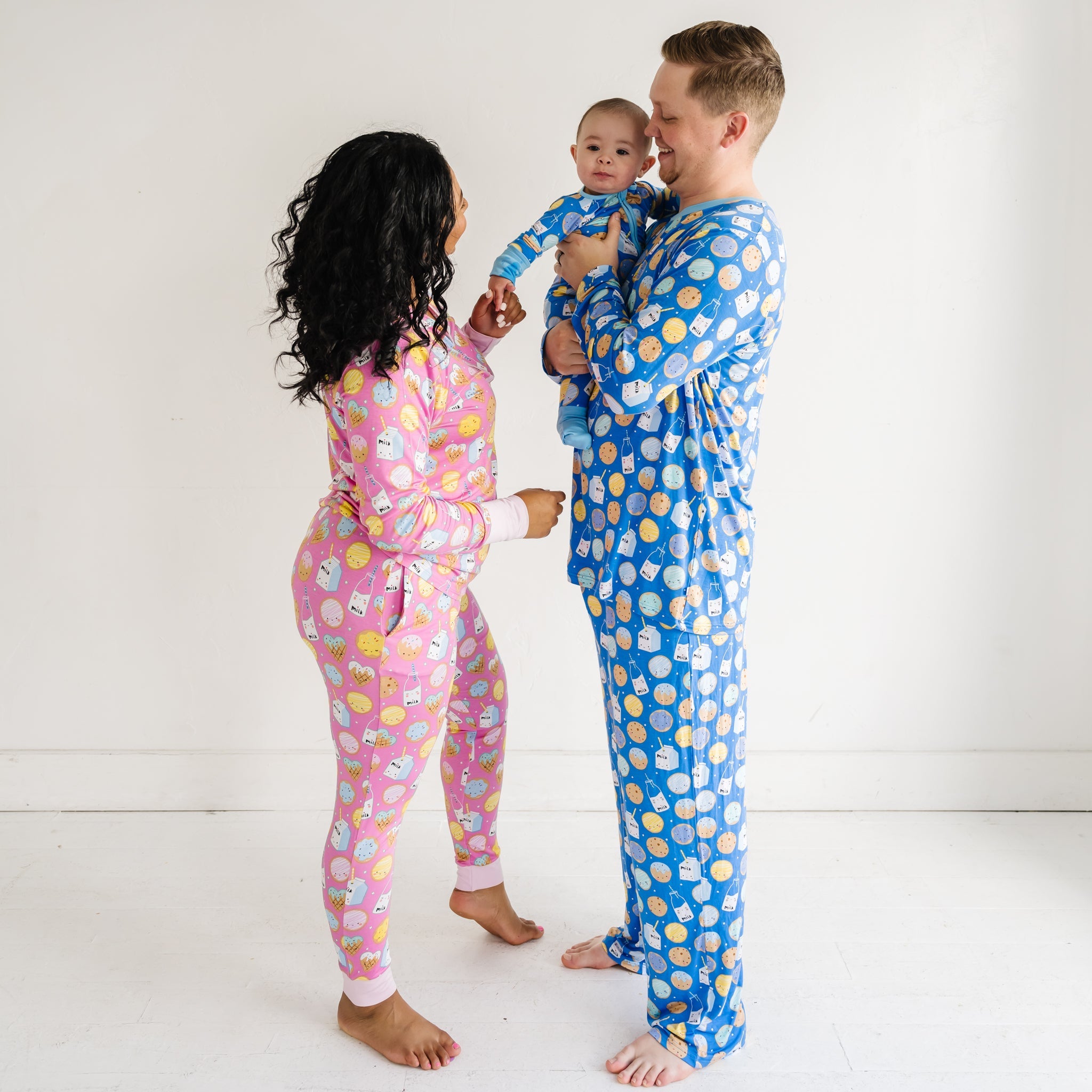 Blue Cookies & Milk Men's Pajama Pants - Image 3