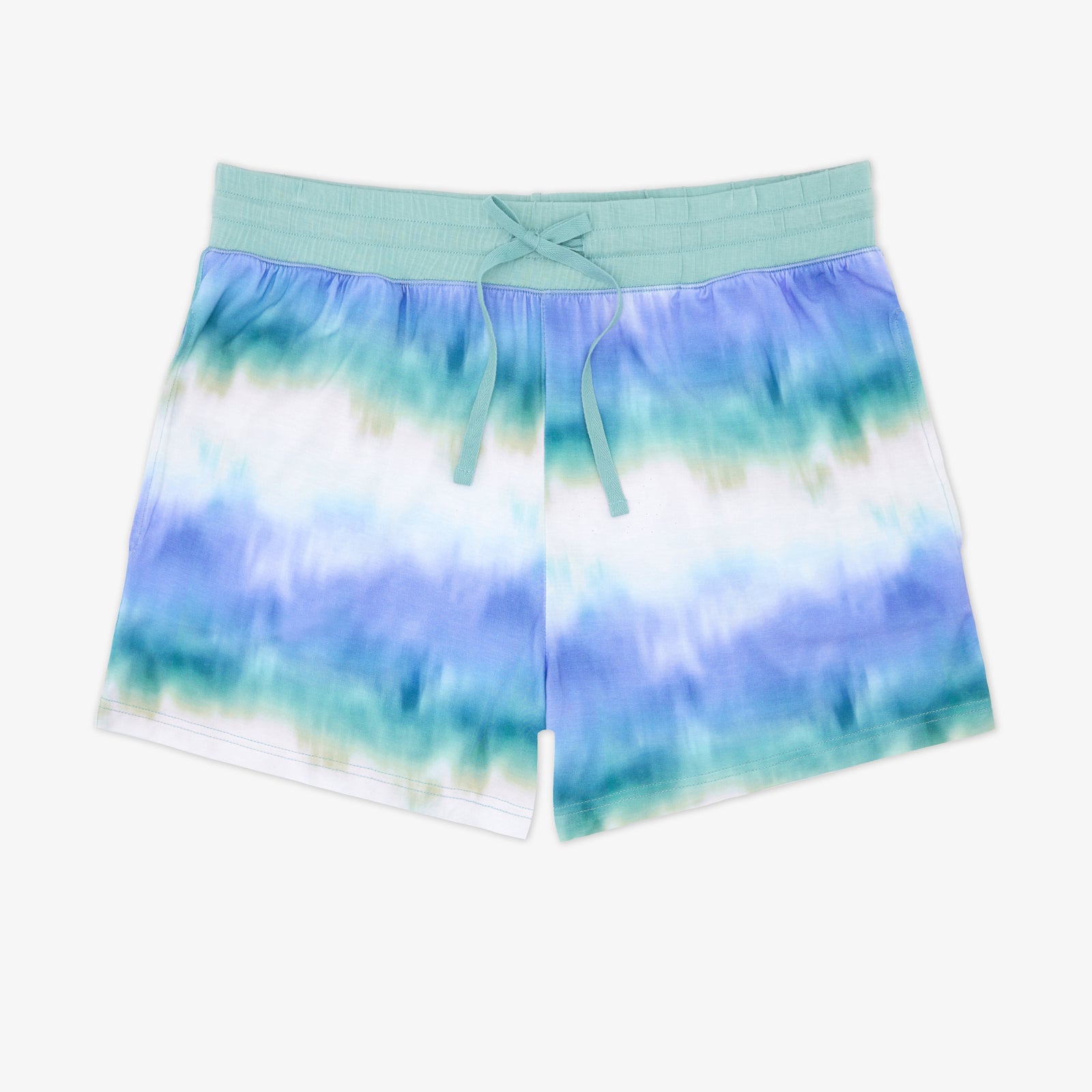 Blue Cosmic Mist Women's Pajama Shorts - Image 4