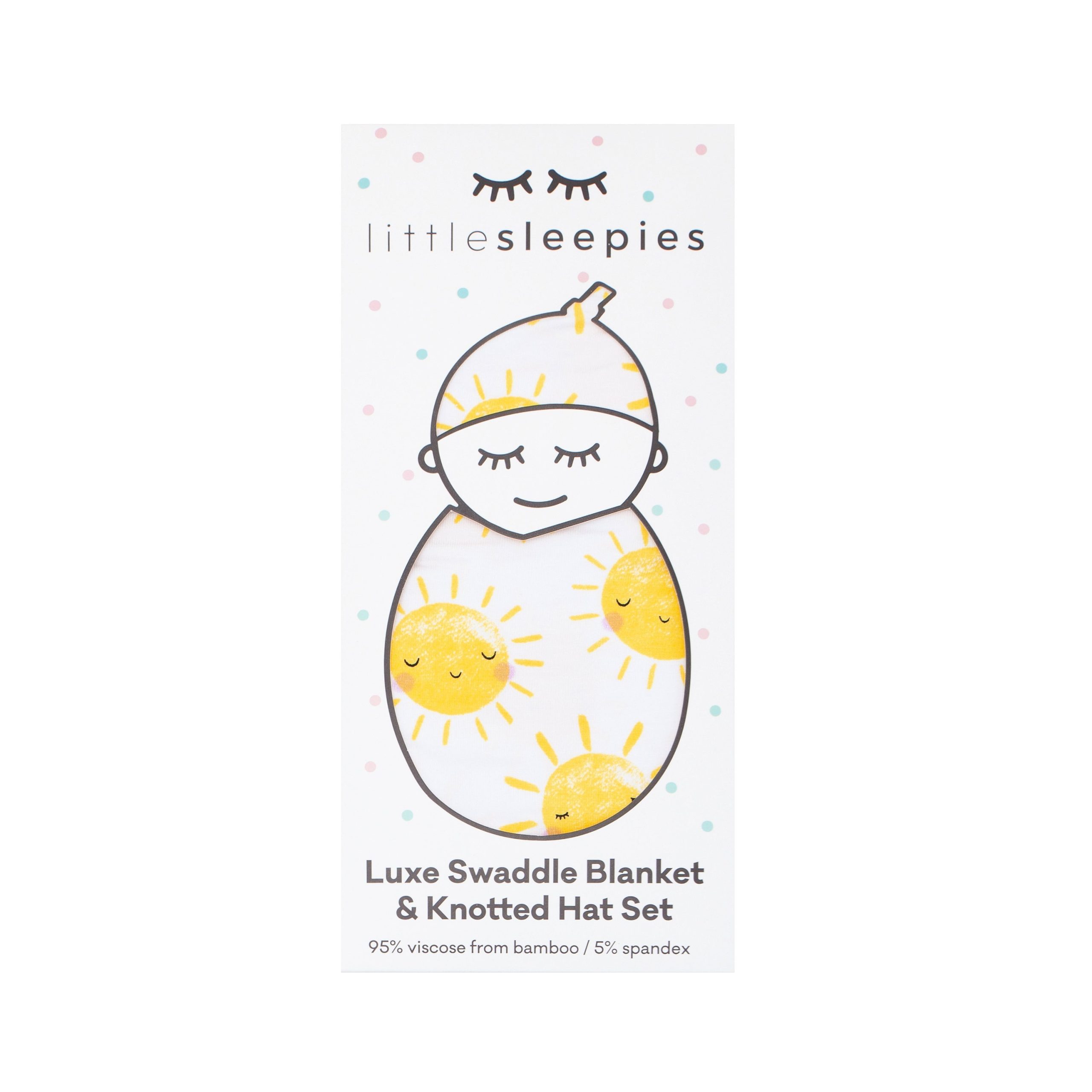 Sunshine Swaddle & Hat Set - Image 6