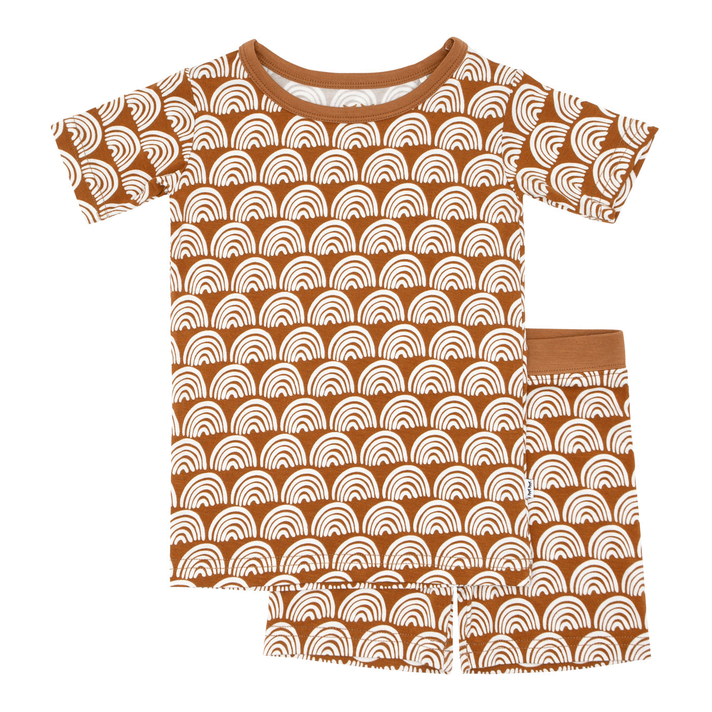 Rust Rainbows Two-Piece Short Sleeve & Shorts Pajama Set - Image 6