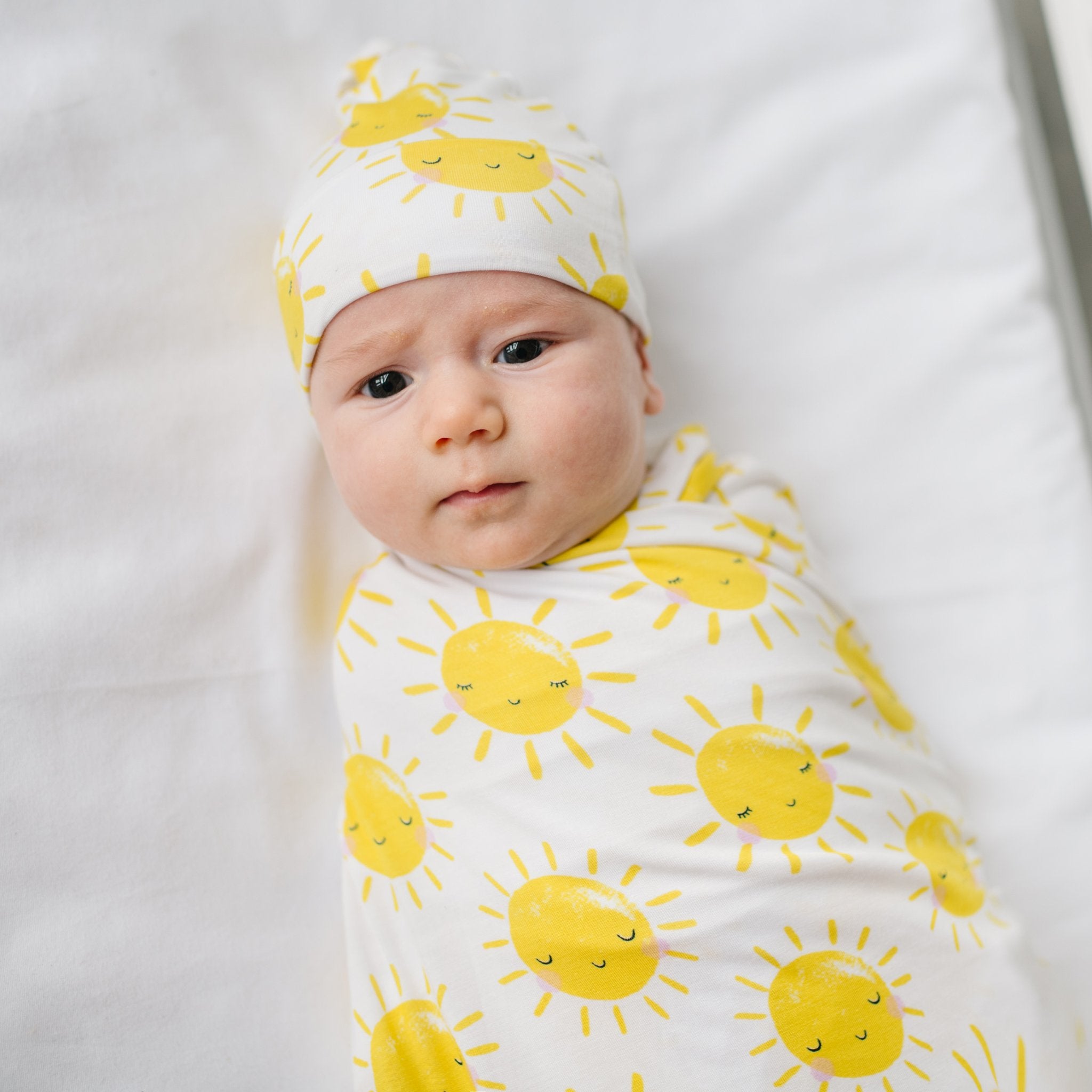 Sunshine Swaddle & Hat Set - Image 2