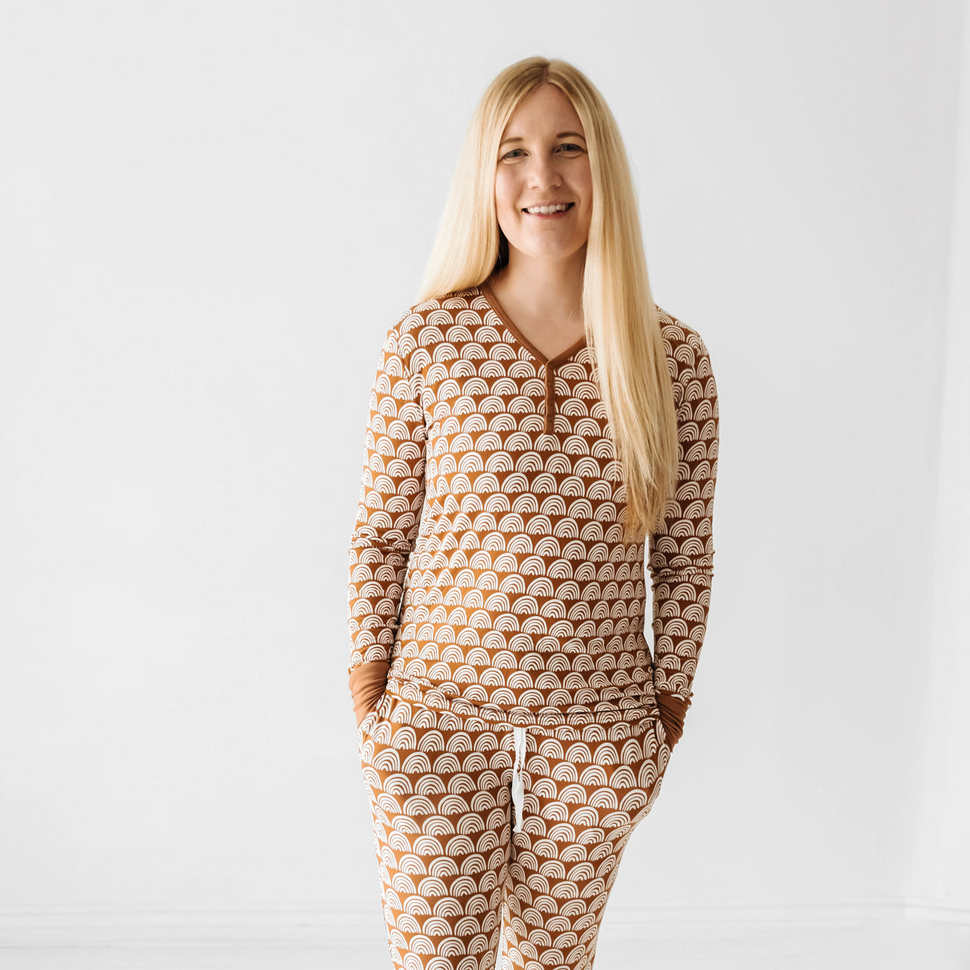 Rust Rainbows Women's Pajama Top - Image 3