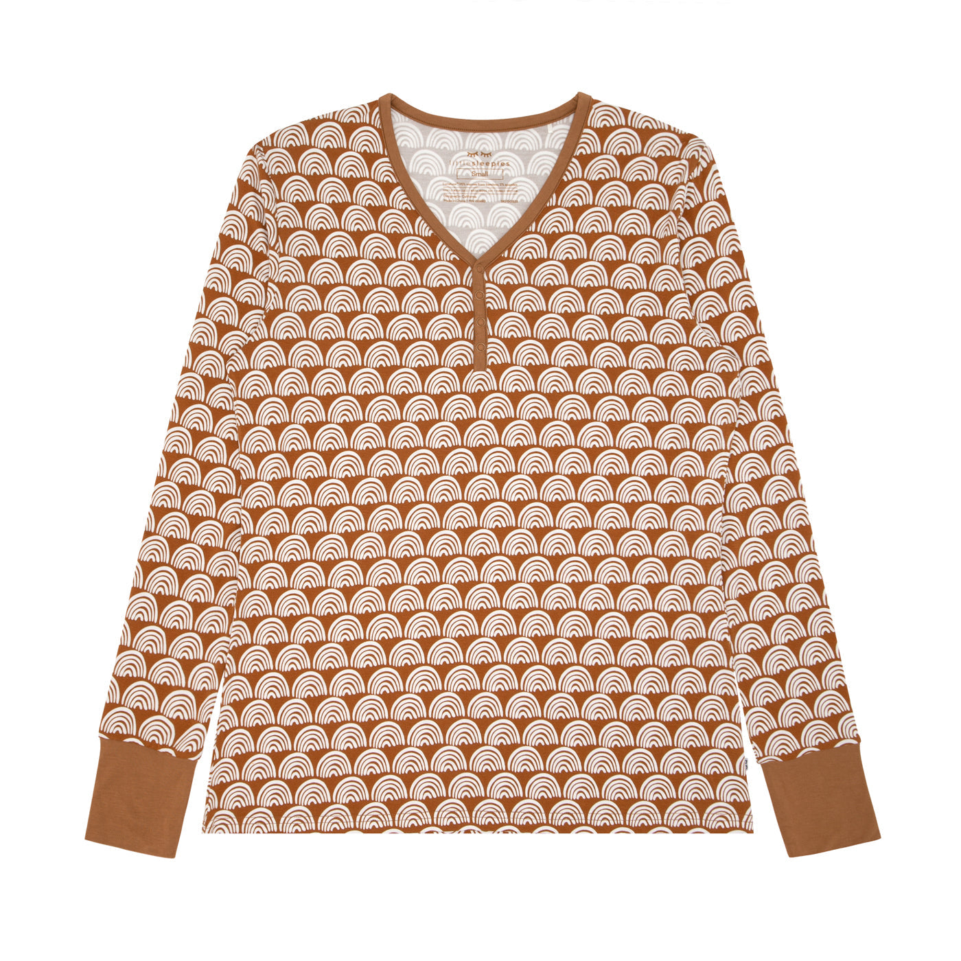 Rust Rainbows Women's Pajama Top - Image 8